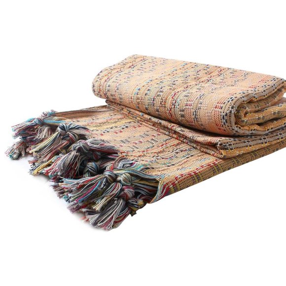 SALE! Sand Free Bohemian Turquoise 100% Turkish Cotton Beach Bath Towel - Picture 4 of 6